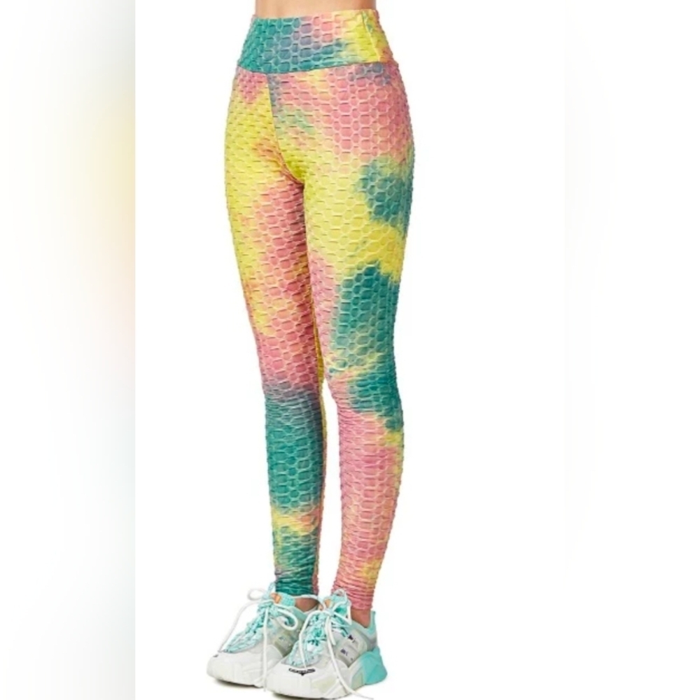 Aq Sports Multicolor Honeycomb Leggings